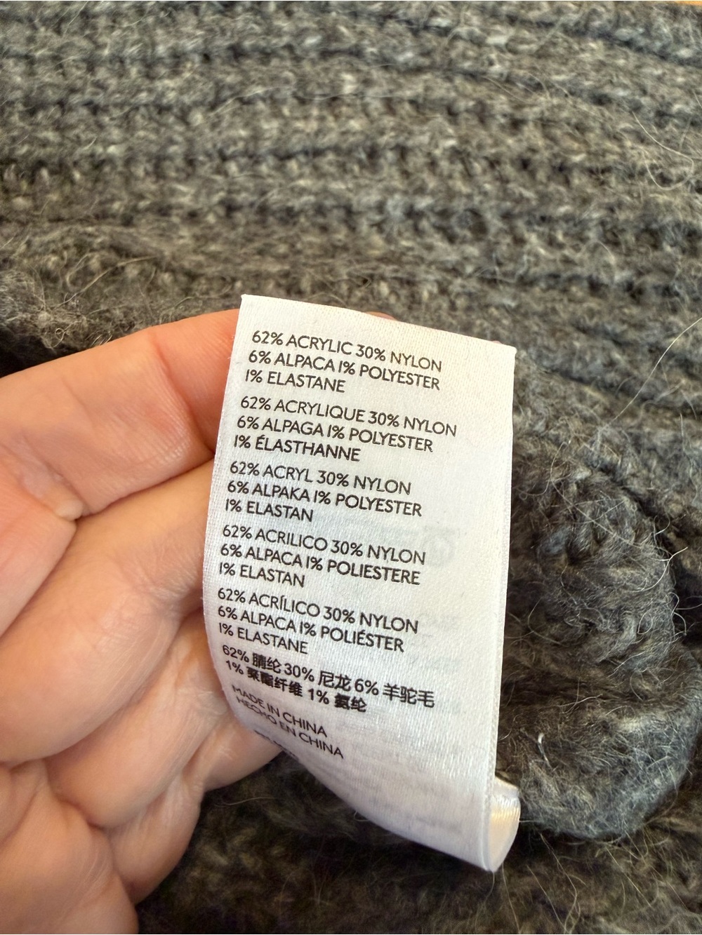Urban Outfitters Charcoal Cable Knit Button Cardigan - Picture 6 of 11